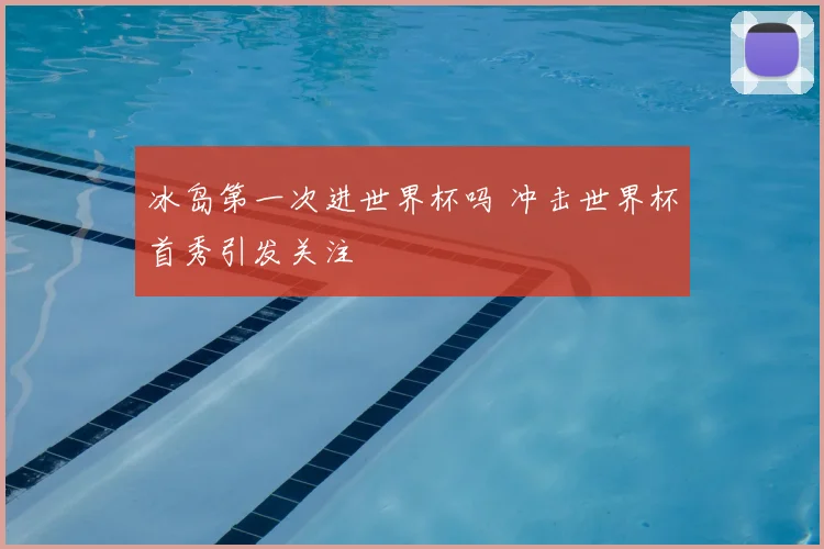 冰岛第一次进世界杯吗 冲击世界杯首秀引发关注